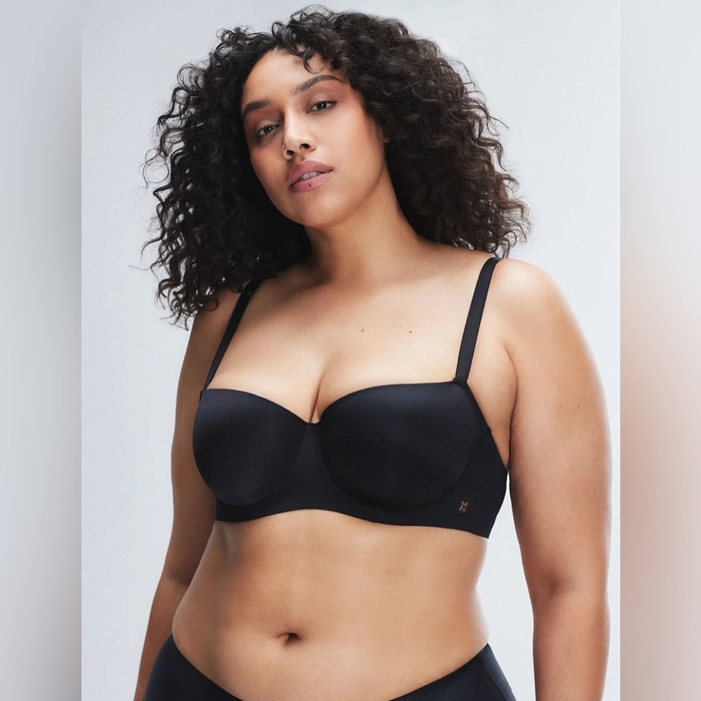 Savage X Fenty Not Sorry Microfiber Low Cut Balconette Bra Underwired Size 44DD